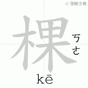 棵造詞|棵 (注音:ㄎㄜ 部首:木) 